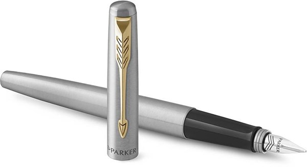 Obrázky: PARKER Jotter Stainless Steel GT, plnicí pero, M, Obrázek 2