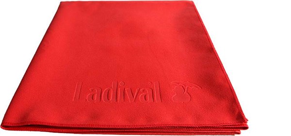 Obrázky: Červená mikrovláknová osuška MICRO 70 x 140 cm, Obrázek 4