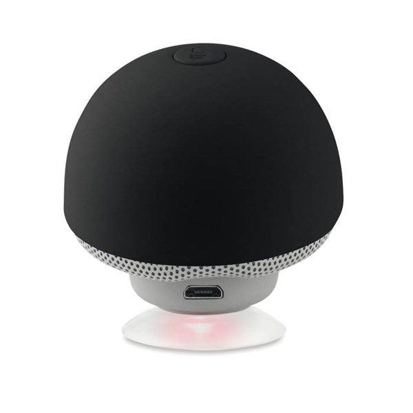 Obrázky: Bluetooth reproduktor ve tvaru houby, černý, Obrázek 2