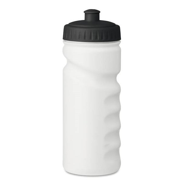 Obrázky: PE tvarovaná láhev 500 ml s černým uzávěrem