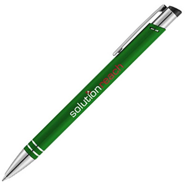 Obrázky: Zelené kovové kuličkové pero, černá náplň, Obrázek 4