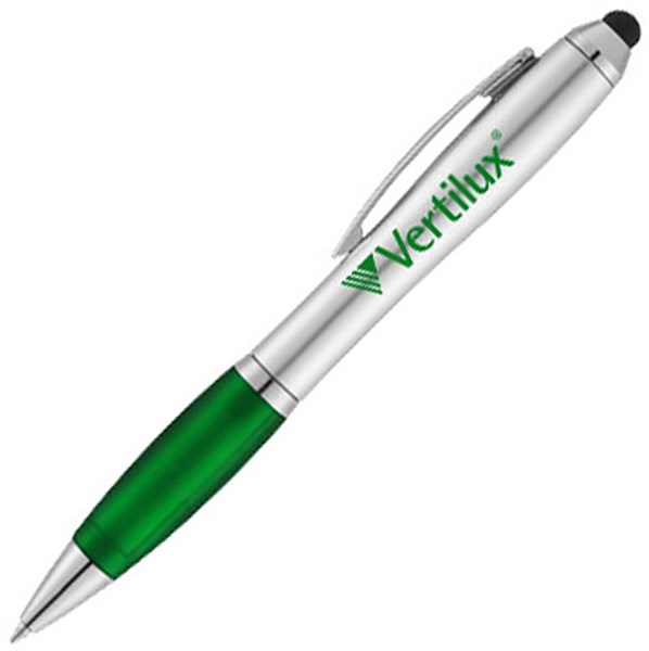 Obrázky: Stříbrné pero a stylus se zeleným úchopem, ČN, Obrázek 4