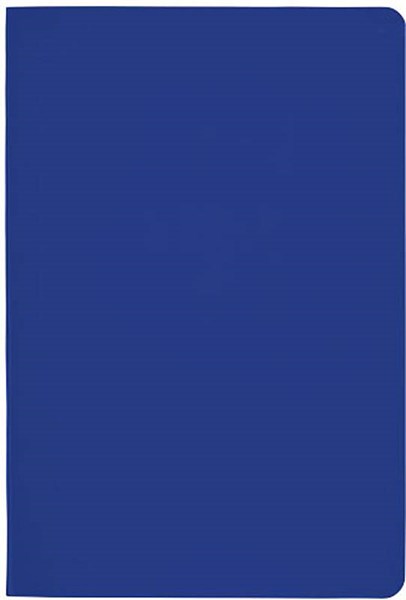 Obrázky: Modrý blok A5, desky karton s koženk. potahem, Obrázek 4