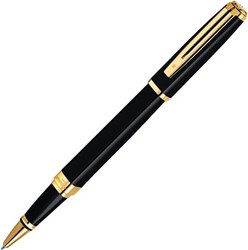 Obrázky: WATERMAN EXCEPTION Slim Black Lacquer GT roller