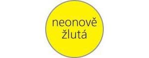Obrázky: Lepicí lístky 102x74mm, 100ks, žluté NEON