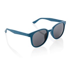 Obrázky: Modré sluneční brýle s obroučkami ze slámy