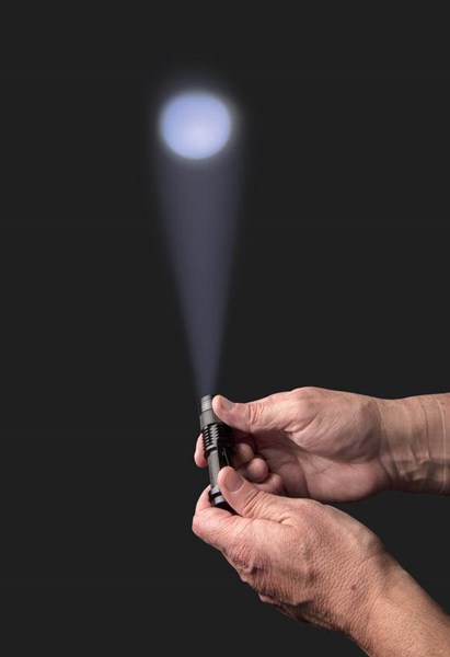 Obrázky: Kapesní CREE LED svítilna s dlouhou výdrží, černá, Obrázek 11