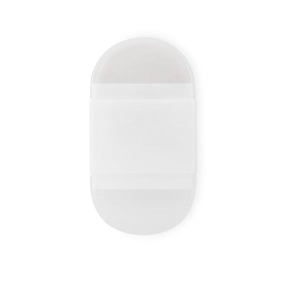 Obrázky: Bílé ořezávátko s gumou v plastovém krytu, Obrázek 2