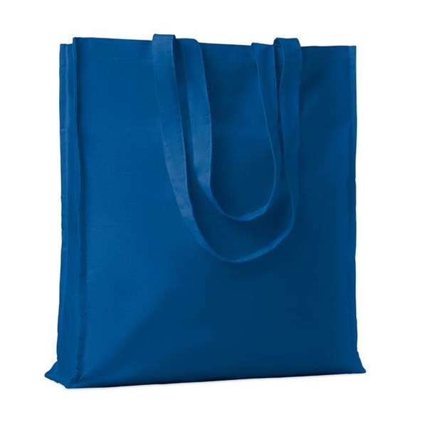 Obrázky: Královsky modrá bavlněná nákupní taška 140 g/m2