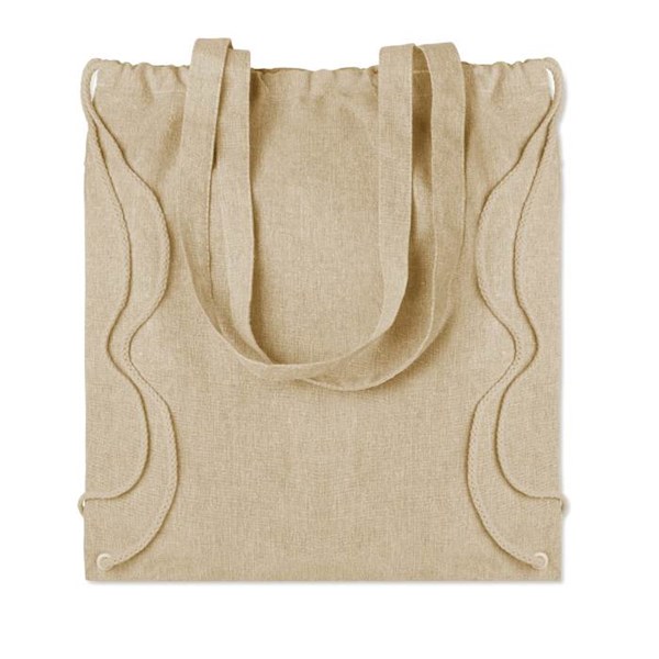Obrázky: Přírodní taška/batoh z recyklované bavlny, Obrázek 2