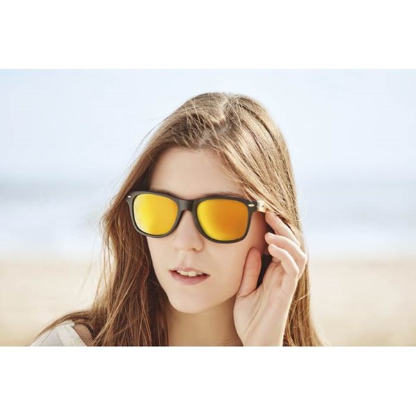 Obrázky: Sluneční brýle, bambus. nožičky, žluté skla, Obrázek 4