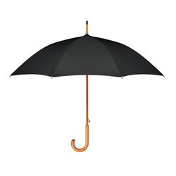 Obrázky: Černý deštník s dřevěným tělem