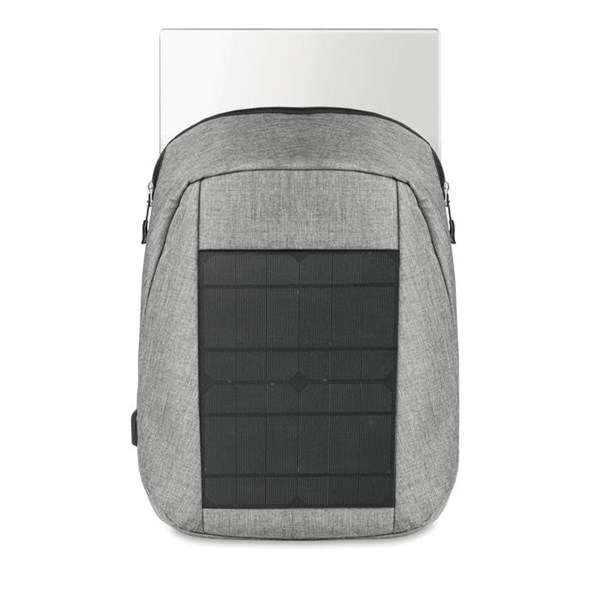 Obrázky: Šedý batoh se solárním panelem, Obrázek 3