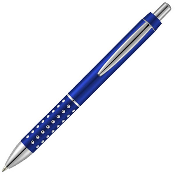 Obrázky: Královsky modré kuličkové pero, zdobený úchop, MN
