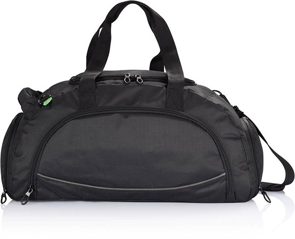 Obrázky: Sportovní černá taška bez PVC, Obrázek 2