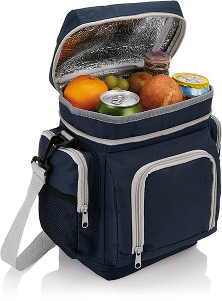 Obrázky: Modrá cestovní chladicí taška s kapsami, Obrázek 2
