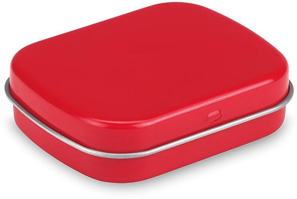 Obrázky: Bonbóny (25 g) v červené kovové krabičce