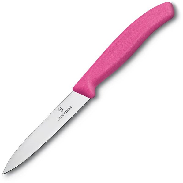 Obrázky: Růžový nůž na zeleninu VICTORINOX, čepel 10 cm