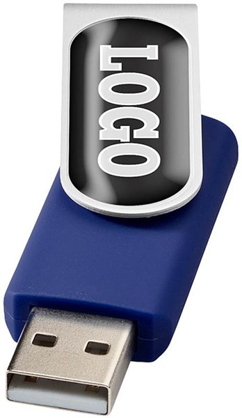 Obrázky: Twister modrý USB flash disk 4GB pro doming
