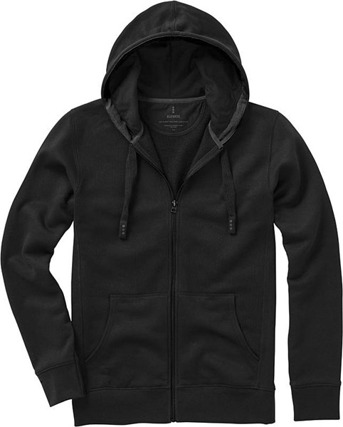 Obrázky: Arora mikina ELEVATE s kapucí na zip černá XS