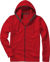 Obrázky: Arora mikina ELEVATE s kapucí na zip červená XXXL