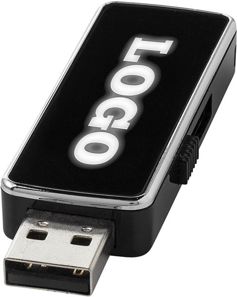 Obrázky: USB flash disk s podsvíceným bílým logem 8G