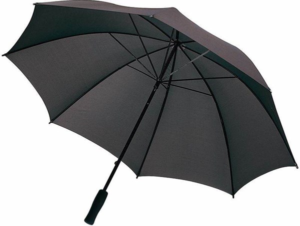 Obrázky: Velký golfový deštník odolný bouřce, černý