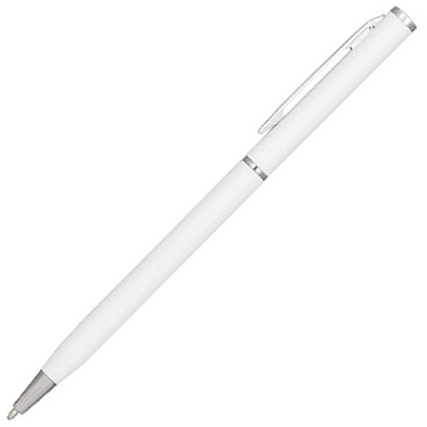 Obrázky: Tenké kuličkové pero, ČN, bílé, Obrázek 3