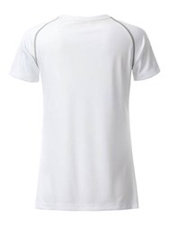Obrázky: Dámské funkční tričko SPORT 130, bílá/šedá L