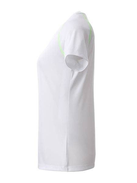 Obrázky: Dámské funkční tričko SPORT 130, bílá/zelená XL, Obrázek 3
