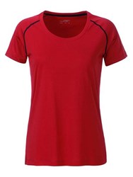 Obrázky: Dámské funkční tričko SPORT 130, červená/černá XXL