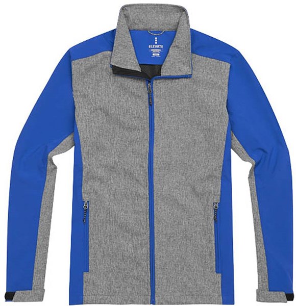 Obrázky: Pánská modro-šedá softshellová bunda Vesper XL, Obrázek 3