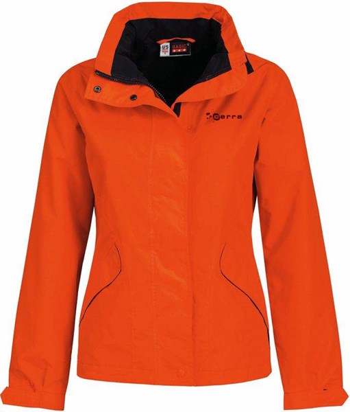 Obrázky: Sydney USBASIC dámská oranžová  bunda s kapucí M