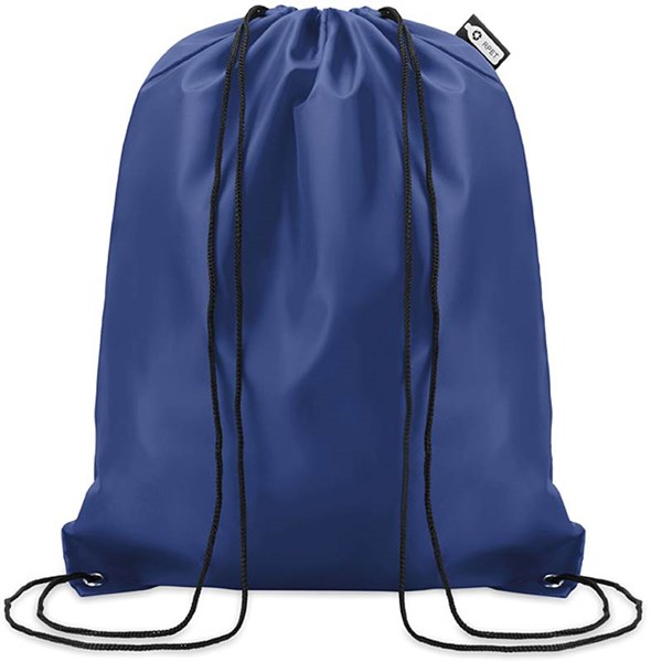 Obrázky: Modrý batoh se šňůrkami ze 190T RPET
