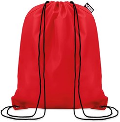 Obrázky: Červený batoh se šňůrkami ze 190T RPET