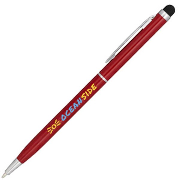 Obrázky: Červené hliníkové pero s černým stylusem, Obrázek 4