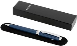 Obrázky: Luxusní modré pero s doplňky ve stříbrné barvě