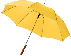 Obrázky: Žlutý automatický deštník, tvarovaná rukojeť