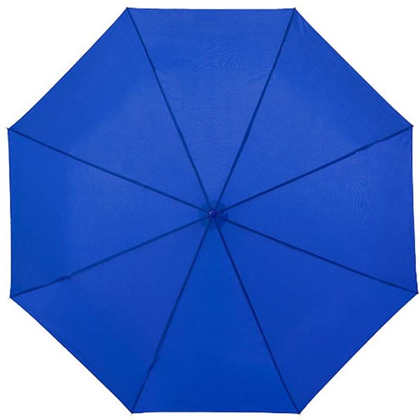 Obrázky: Královsky modrý třídílný skládací deštník mechan., Obrázek 2