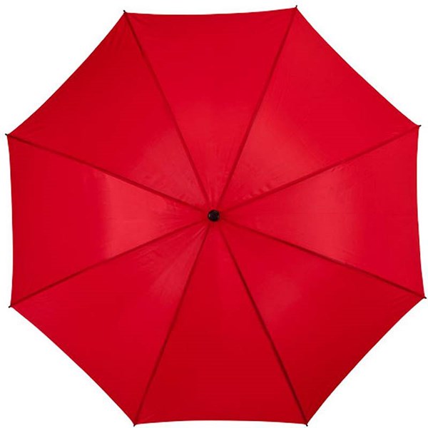 Obrázky: Červený golfový deštník s tvarovanou rukojetí, Obrázek 2