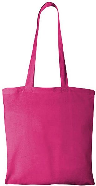 Obrázky: Bavlněná nákupní taška 100g, růžová, Obrázek 2