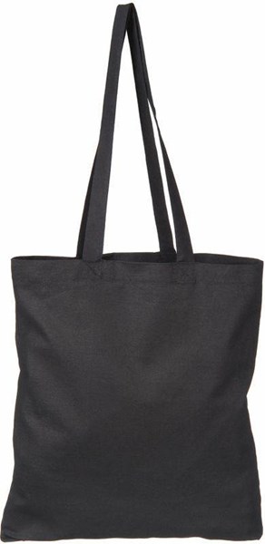 Obrázky: Bavlněná nákupní taška 100g, černá, Obrázek 2