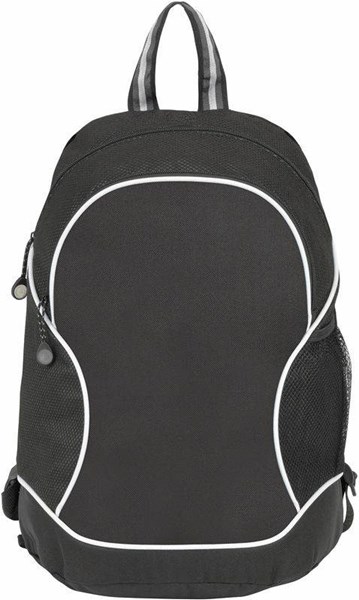 Obrázky: Černý batoh s přední černou kapsou