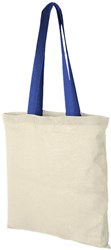 Obrázky: Bavlněná nákupní taška s královsky modrými držadly
