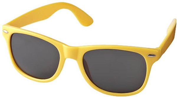 Obrázky: Sluneční brýle se žlutou plastovou obrubou, UV 400