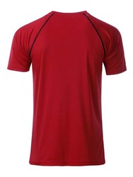 Obrázky: Pánské funkční tričko SPORT 130, červená/černá XL