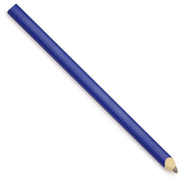 Obrázky: Dlouhá dřevěná tesařská tužka, modrá, Obrázek 2