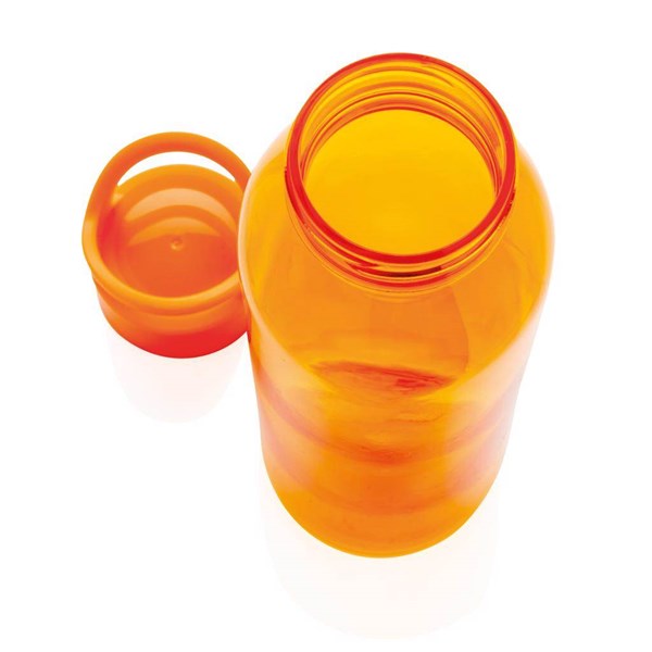 Obrázky: Oranžová transparentní láhev na vodu, 650 ml, Obrázek 3