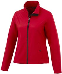 Obrázky: Dámská lehká softshell bunda Karmine, červená, M