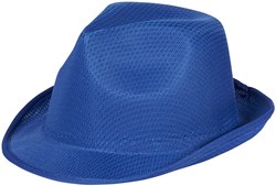 Obrázky: Modrý textilní unisex klobouk